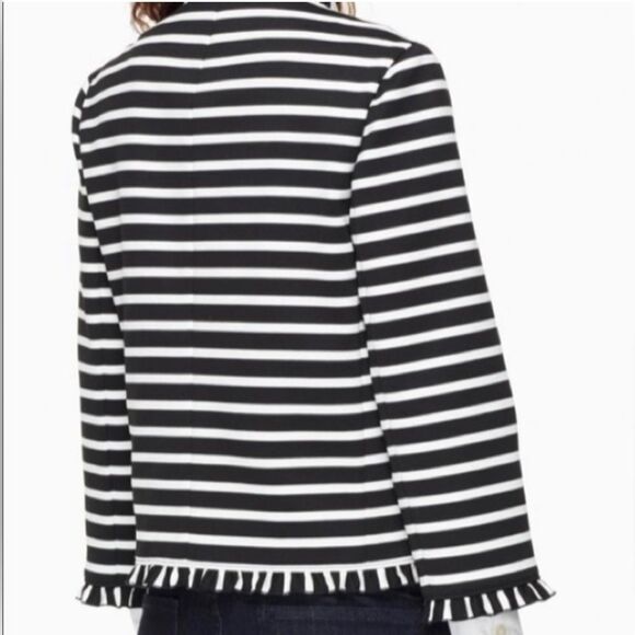 Kate Spade Brooke Street Striped Ponte Jacket Blazer Size 4. - Picture 3 of 7
